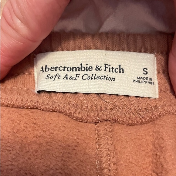 Abercrombie & Fitch Wide Leg Pants Tan/Rust Size Small - Picture 3 of 5
